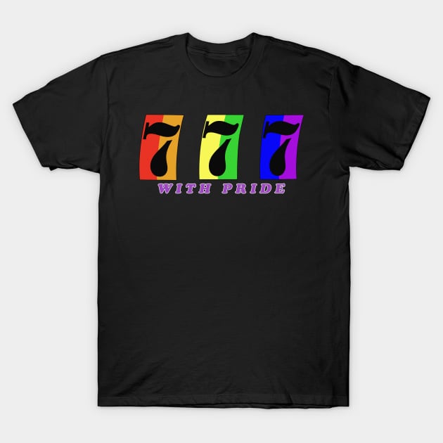 777 pride T-Shirt by Toilet TissueGhost